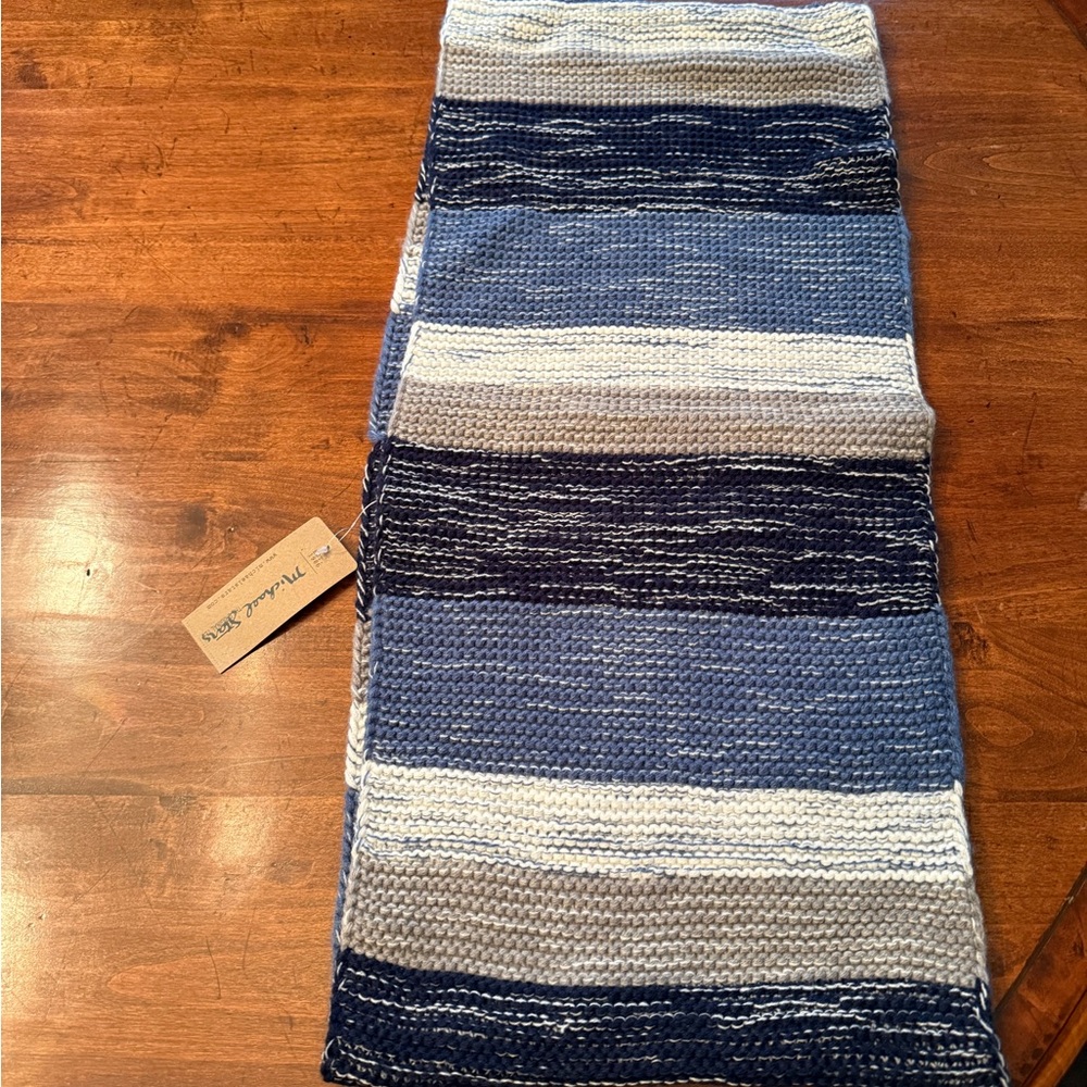 NWT Michael Stars Navy, Blue & Gray Knit Infinity Scarf